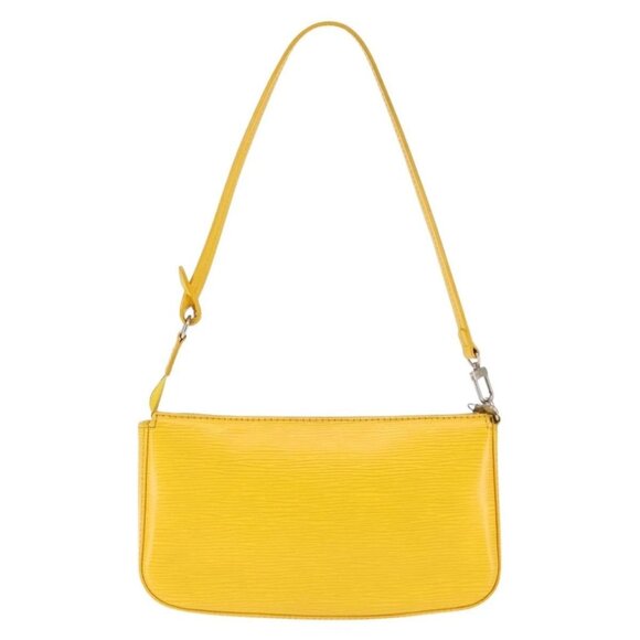 LOUIS VUITTON Epi Pochette Accessoires Accessory Pouch Yellow M52989 Auth 146464 - Picture 3 of 16